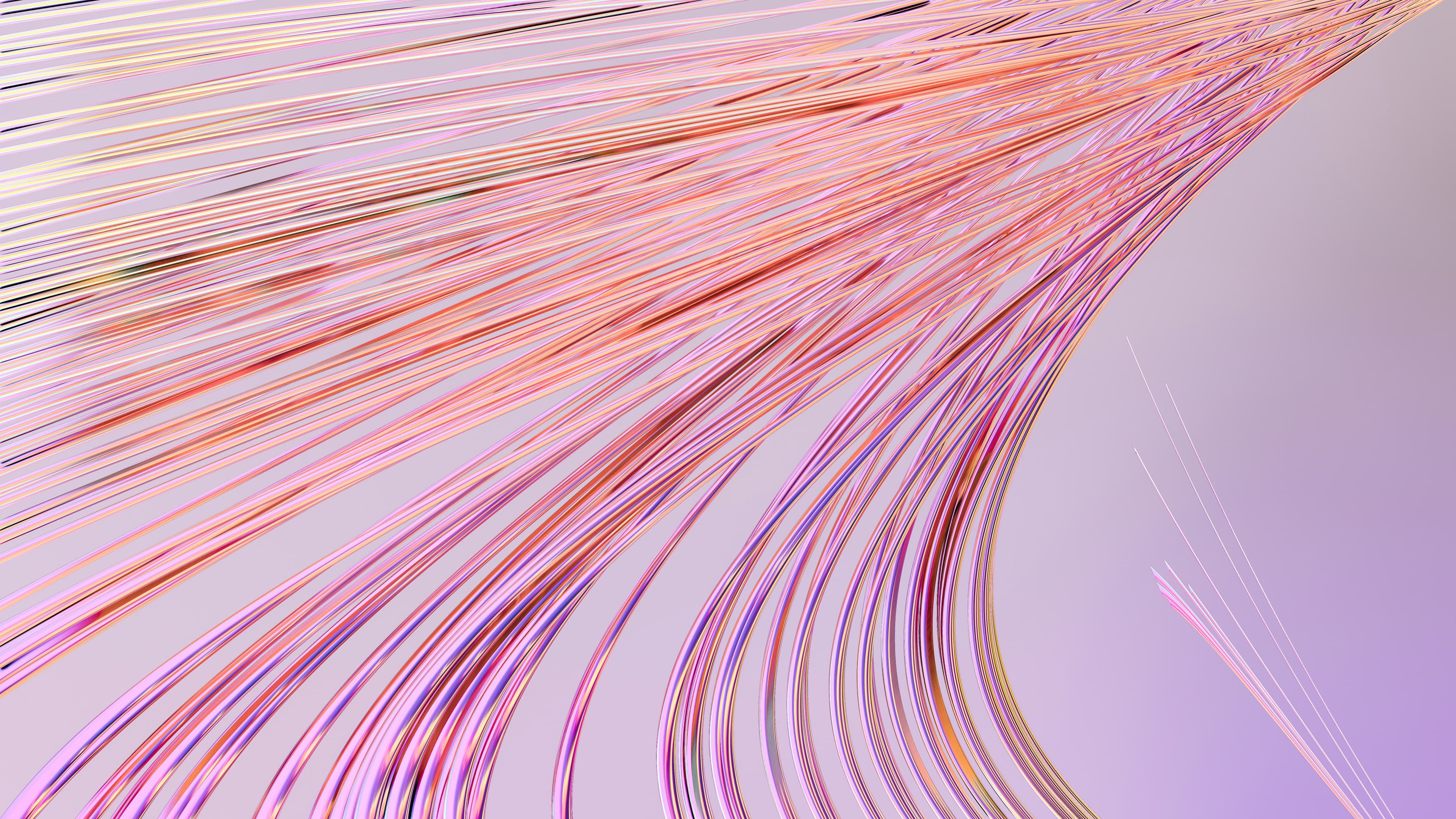 Iridescent fiber strands — ask your memory and see where the answer came from.