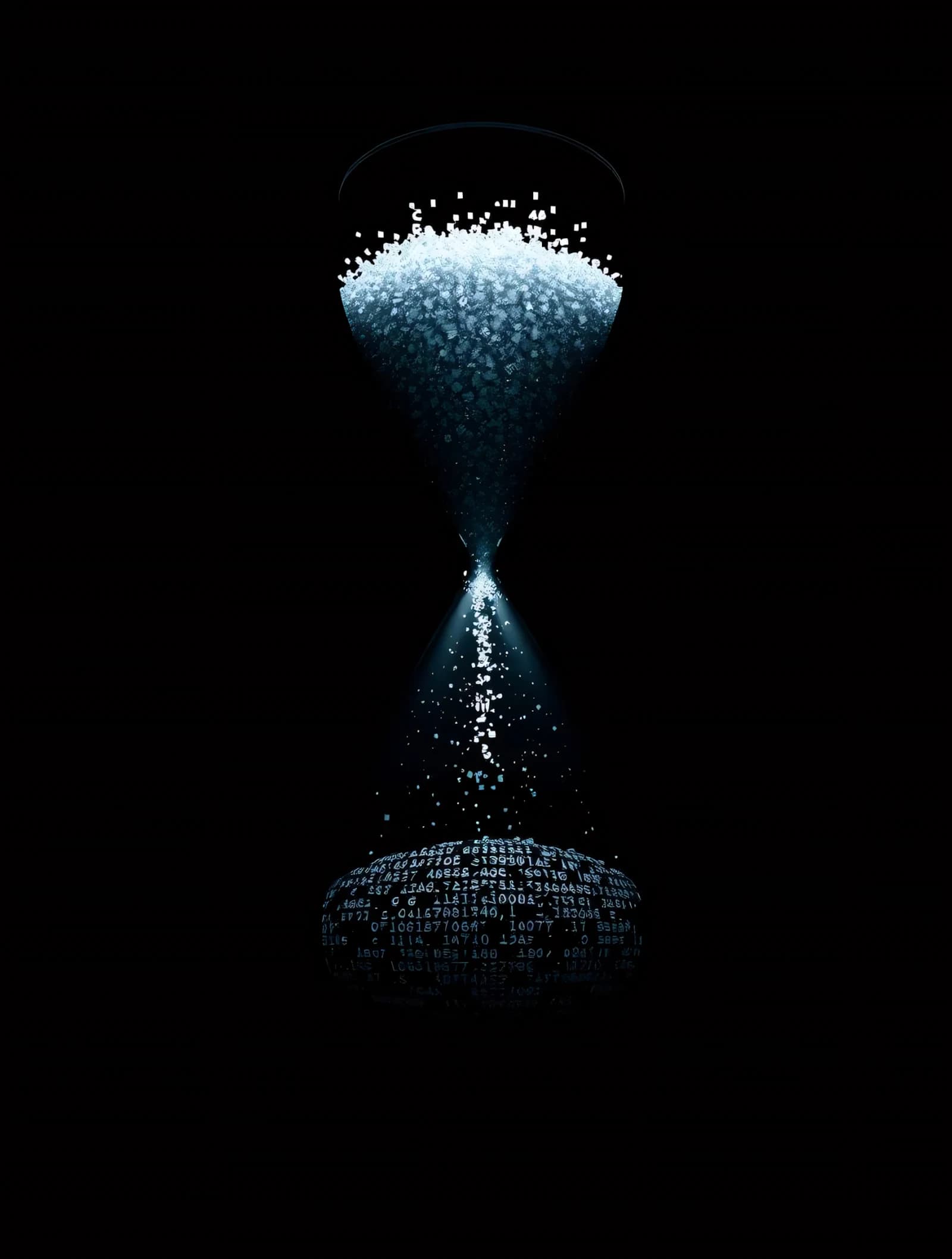 An hourglass — a decade-long problem growing exponentially
